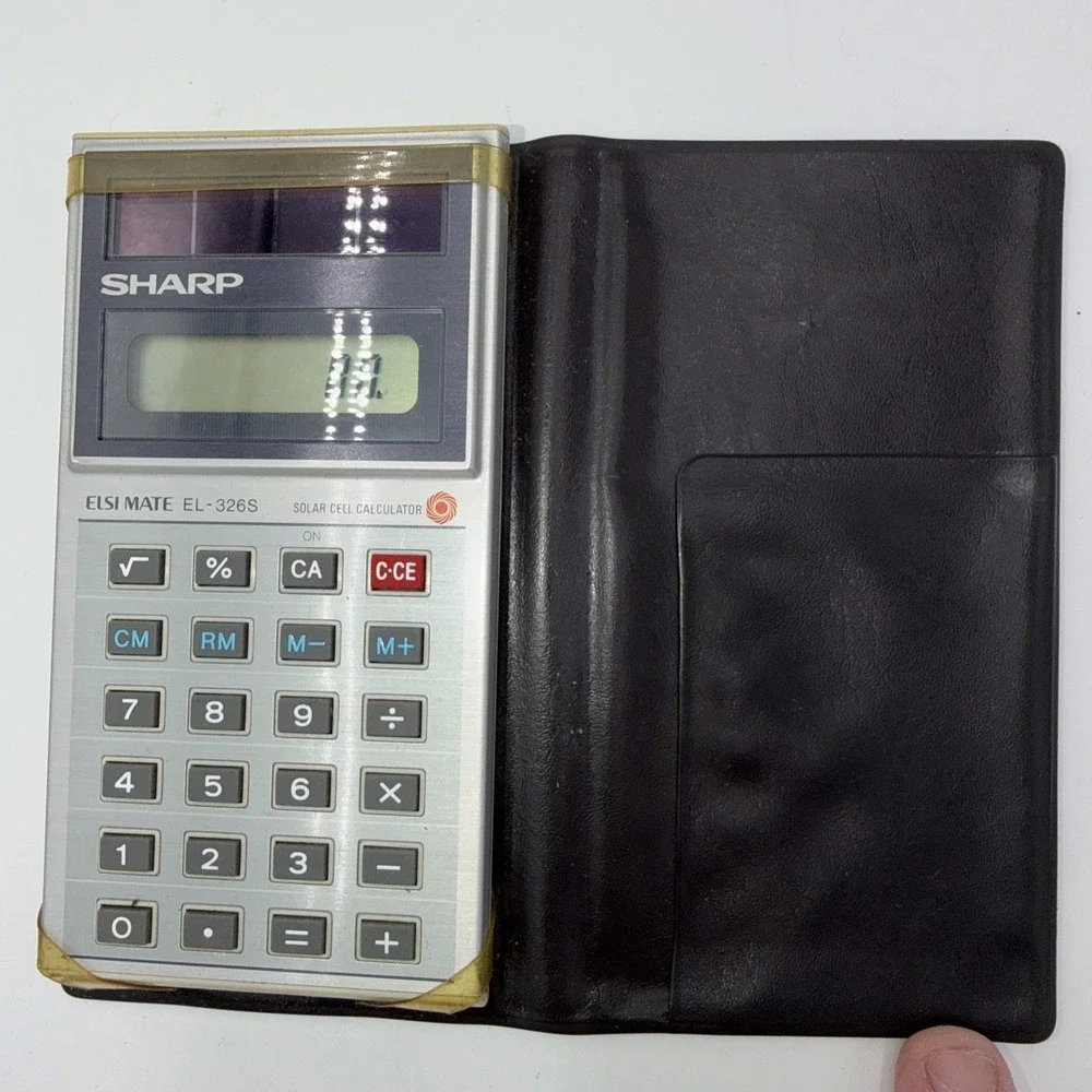 Sharp EL-326S Calculator with Case